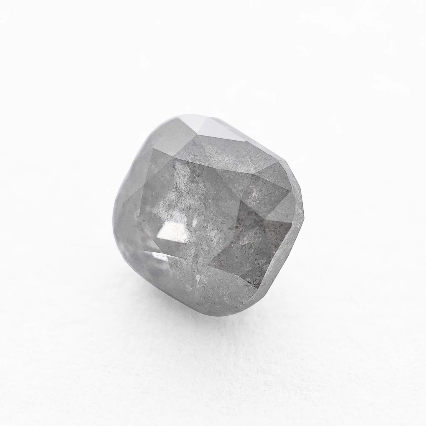 1.71 Ct Cushion Brilliant Cut  Salt and Pepper Diamond