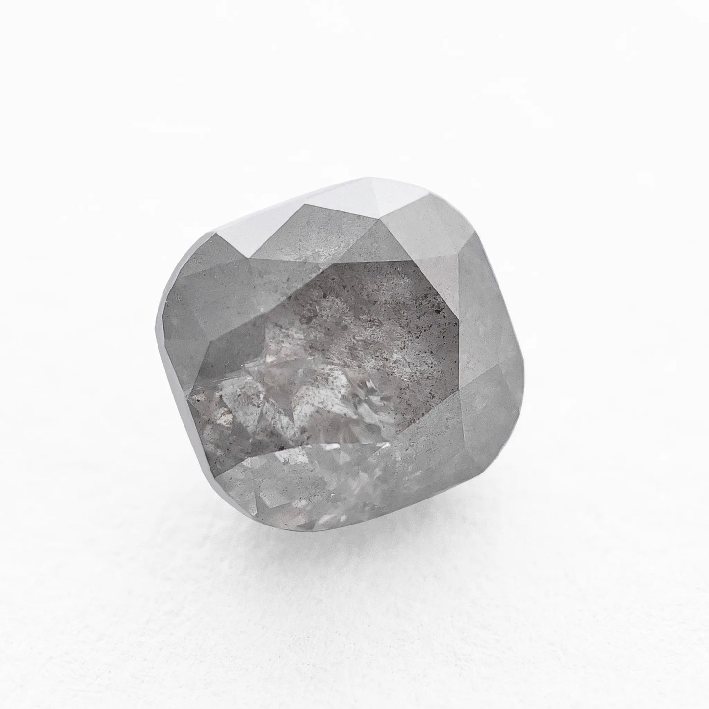 1.71 Ct Cushion Brilliant Cut  Salt and Pepper Diamond