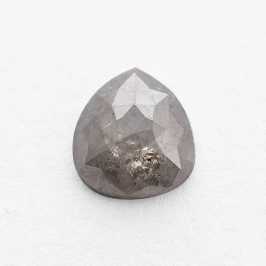 1.10 Ct Pear Brilliant Cut  Salt and Pepper Diamond