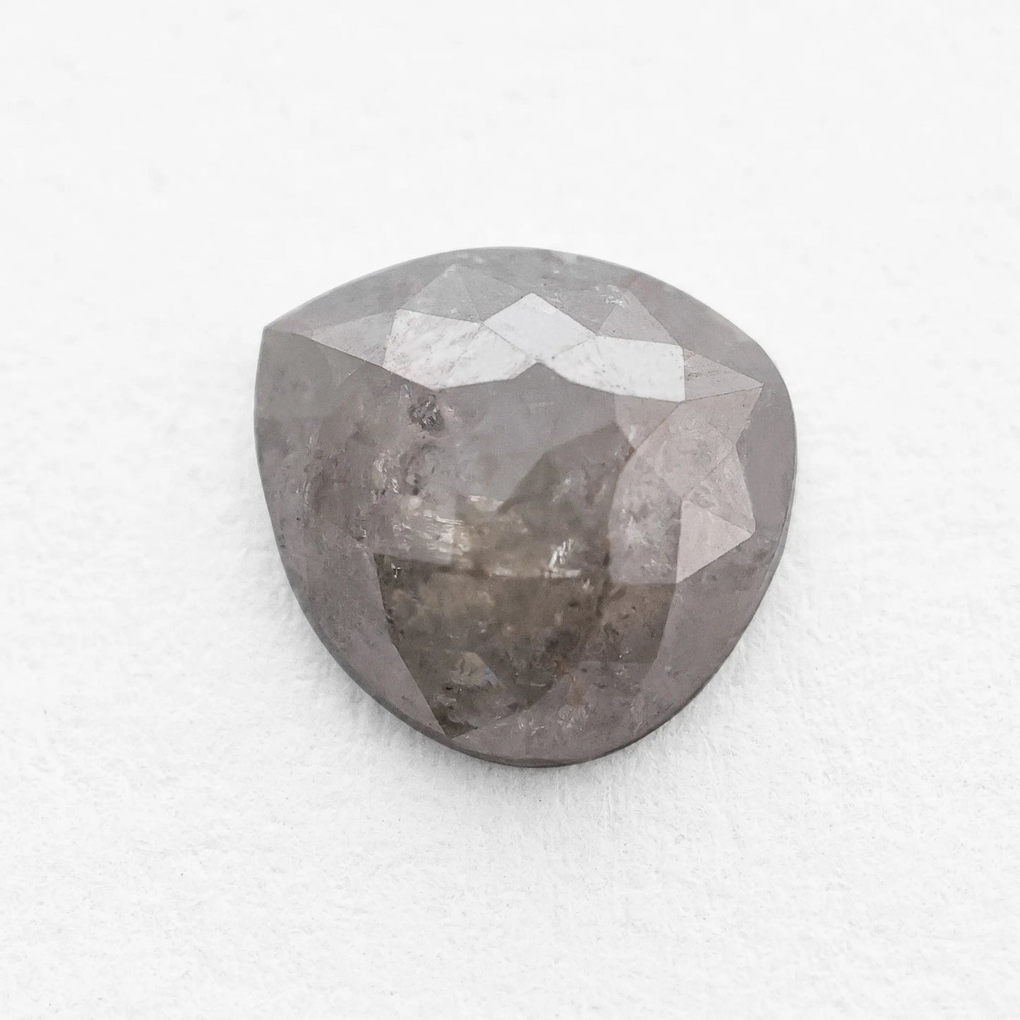 1.10 Ct Pear Brilliant Cut  Salt and Pepper Diamond