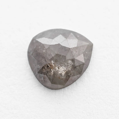 1.10 Ct Pear Brilliant Cut  Salt and Pepper Diamond