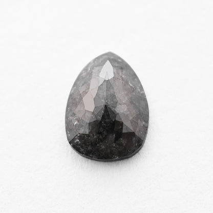 1.30 Ct Pear Brilliant Cut  Salt and Pepper Diamond