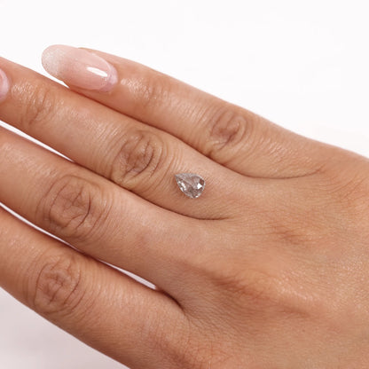 0.93 Ct Pear  Salt and Pepper Diamond