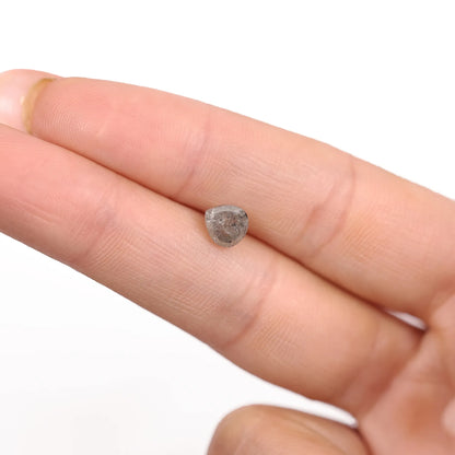1.31 Ct Pear Brilliant Cut  Salt and Pepper Diamond