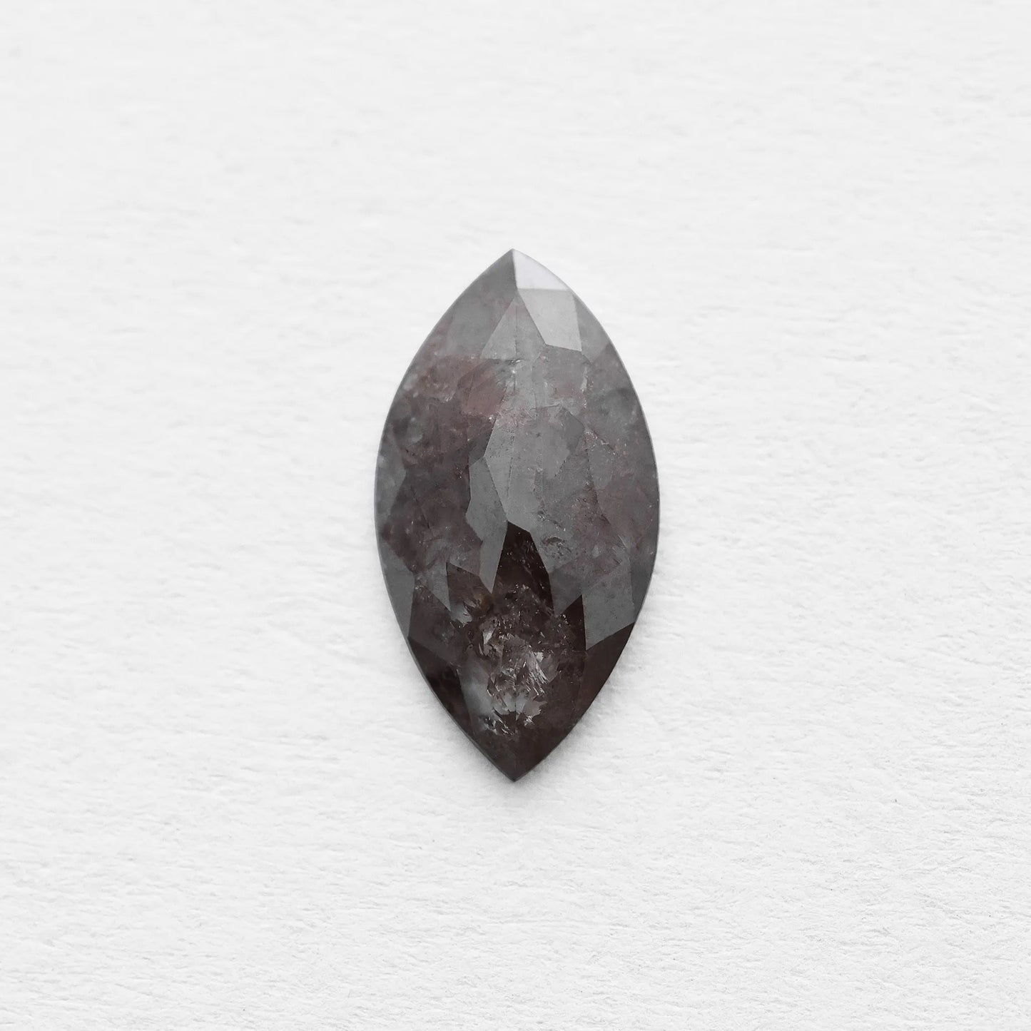 1.21 Ct marquise Brilliant Cut  Salt and Pepper Diamond