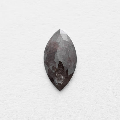 1.21 Ct marquise Brilliant Cut  Salt and Pepper Diamond