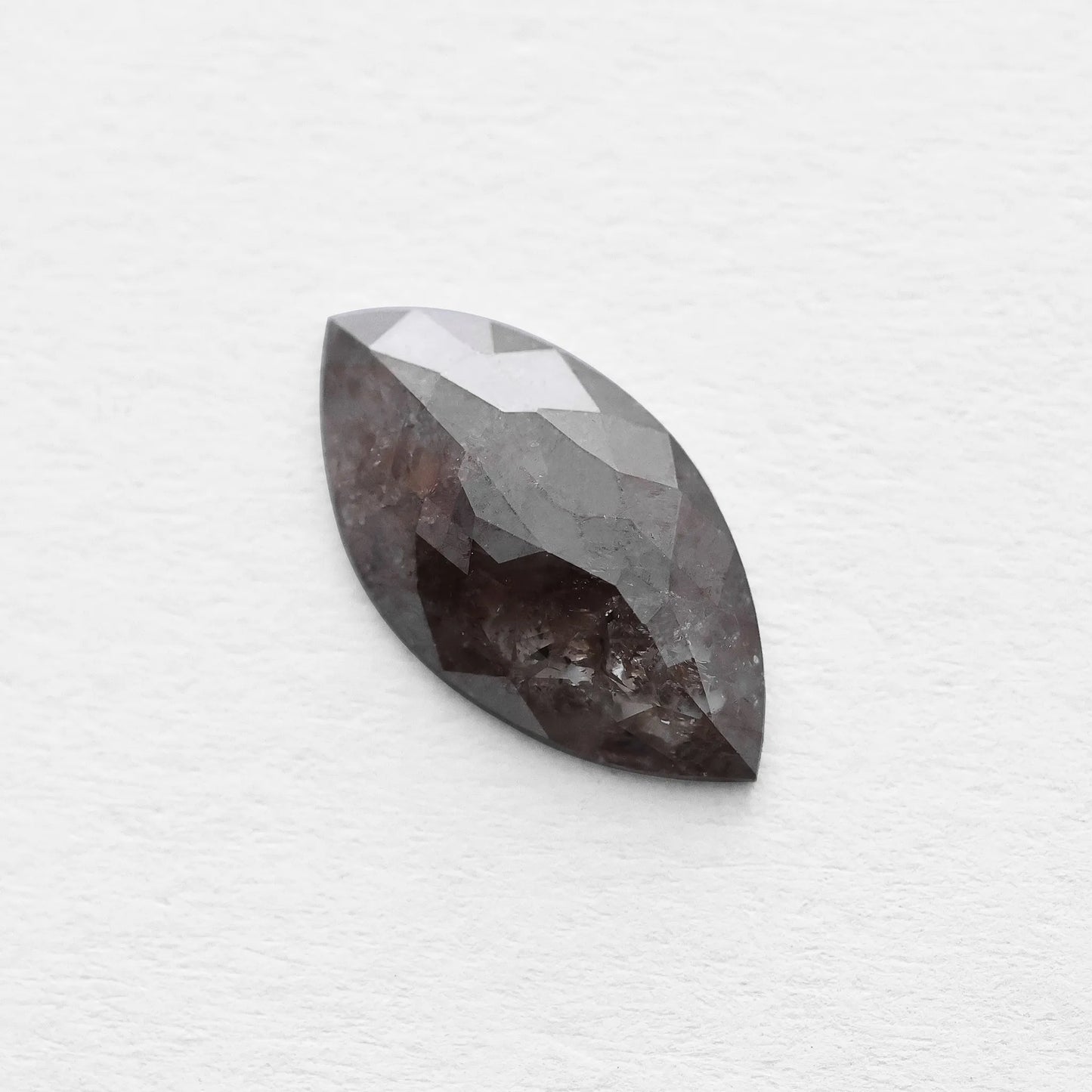 1.21 Ct marquise Brilliant Cut  Salt and Pepper Diamond