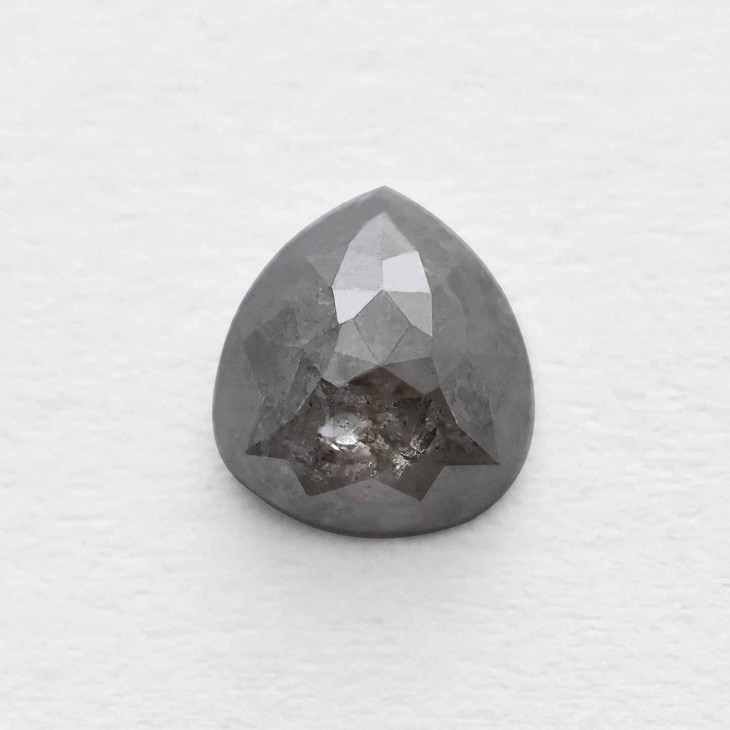 1.18 Ct Pear Brilliant Cut Salt and Pepper Diamond