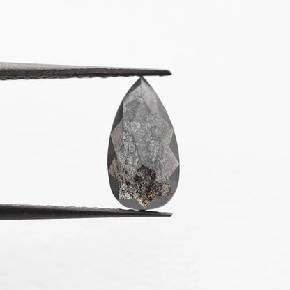 0.64 Ct Pear Brilliant Cut Salt and Pepper Diamond