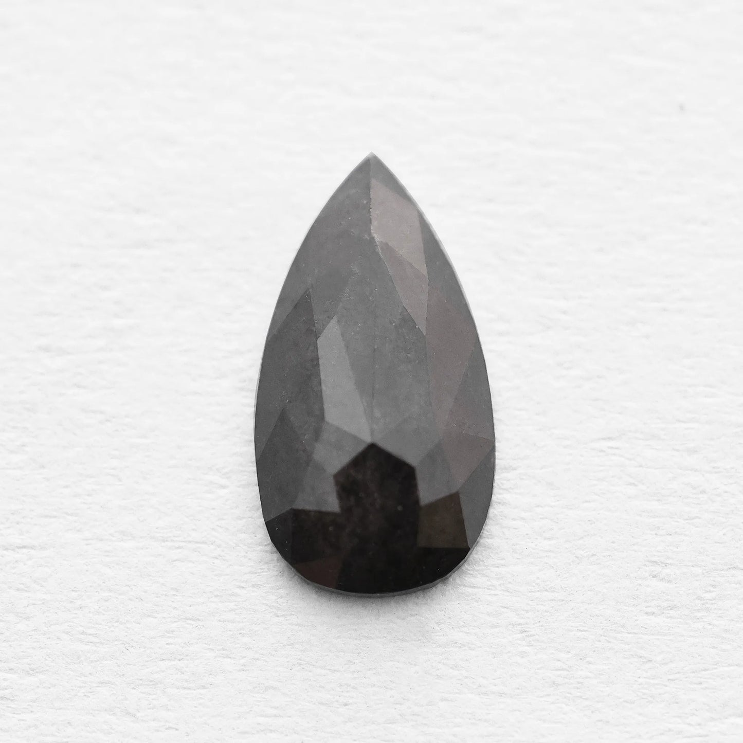 0.64 Ct Pear Brilliant Cut Salt and Pepper Diamond