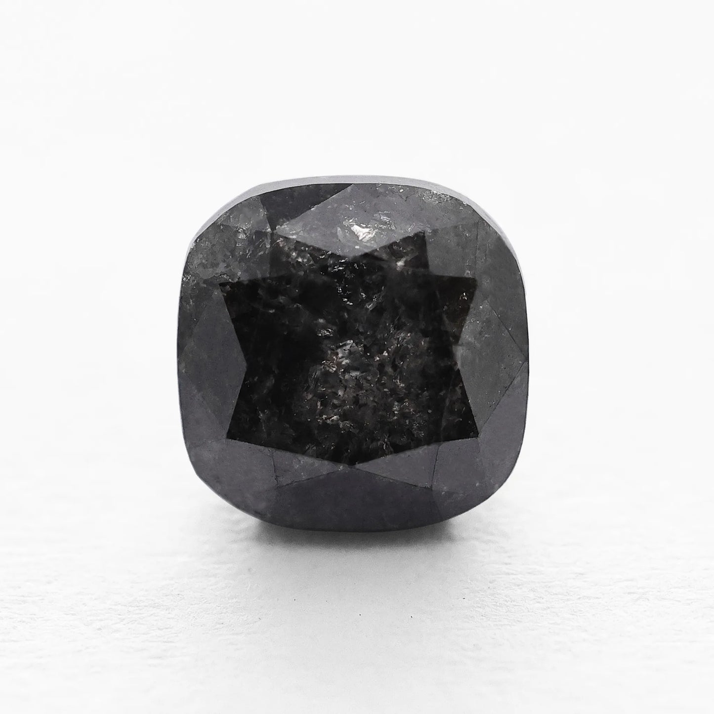 1.93 Ct Cushion Brilliant Cut Salt and Pepper Diamond
