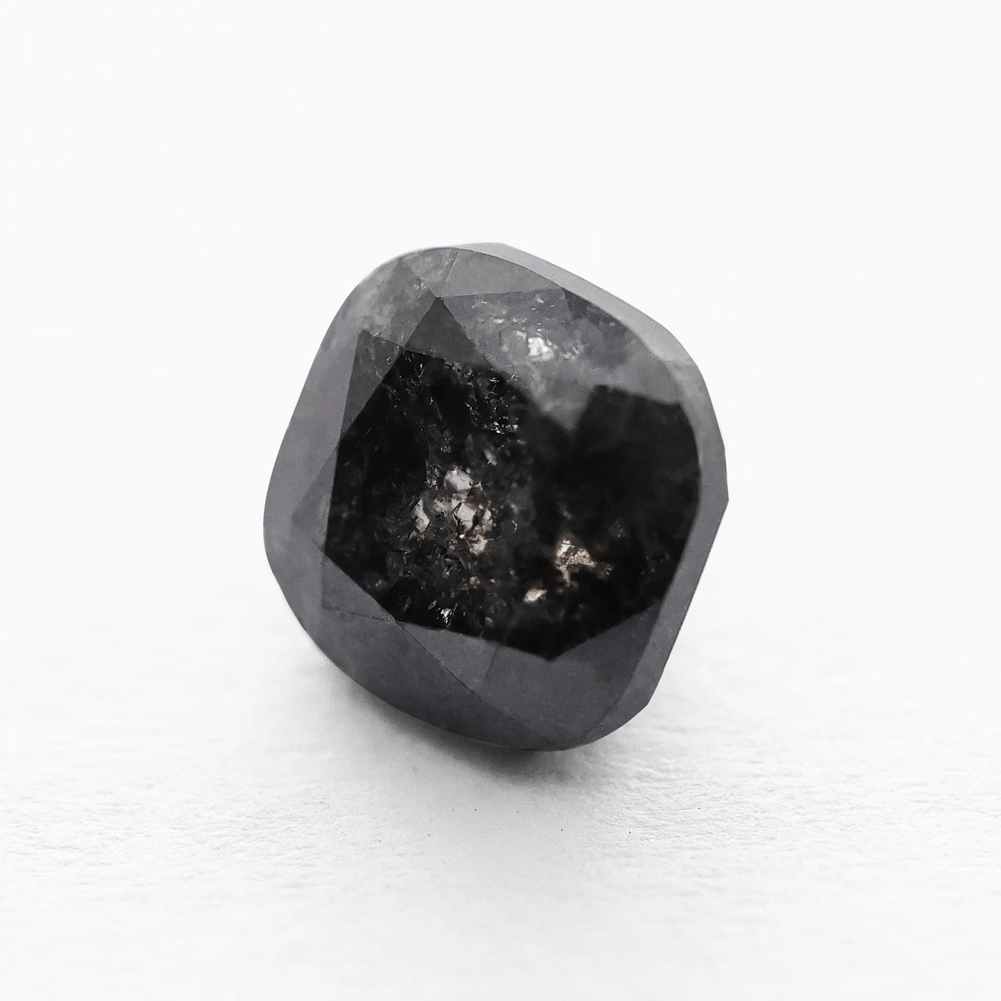 1.93 Ct Cushion Brilliant Cut Salt and Pepper Diamond