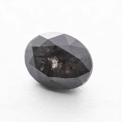 1.91 Ct Oval Brilliant Cut Salt and Pepper Diamond