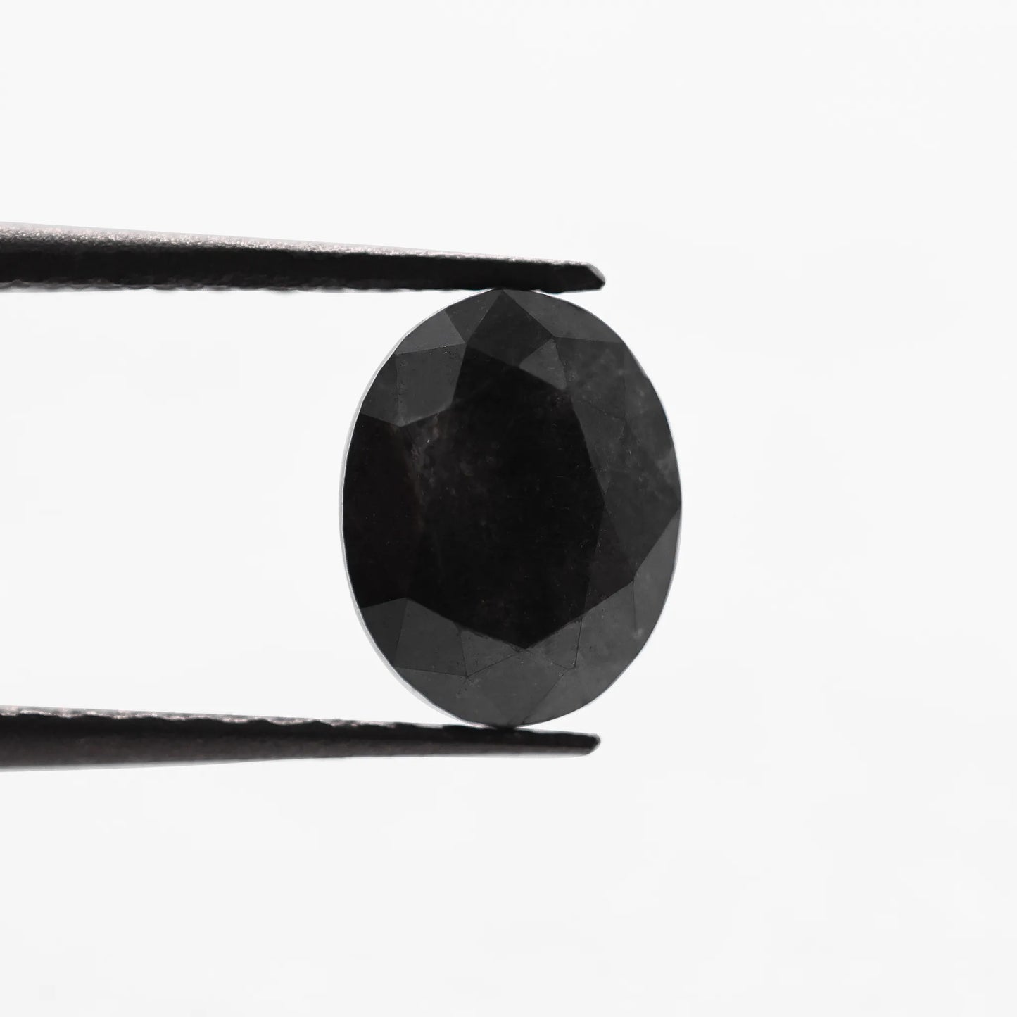 0.90 Ct Oval Brilliant Cut Salt and Pepper Diamond