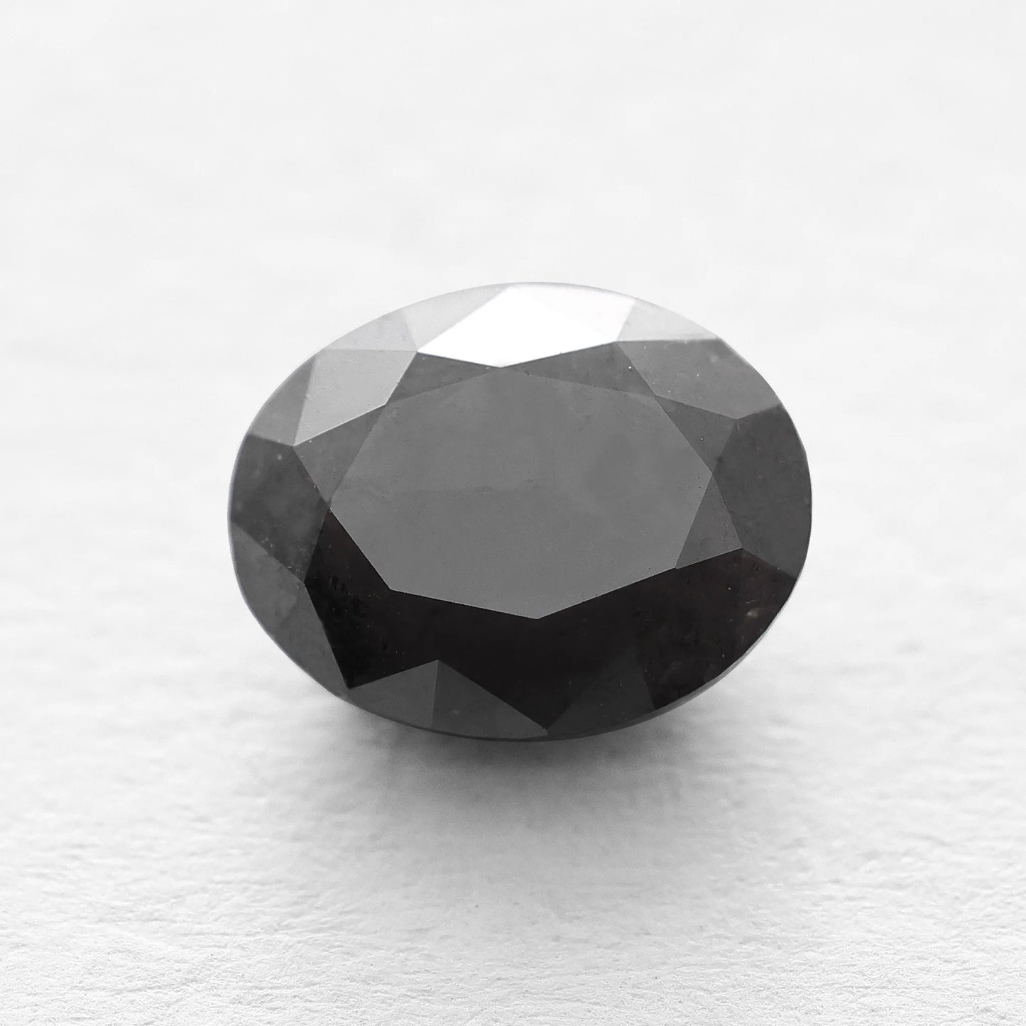 1.40 Ct Oval Brilliant Cut Salt and Pepper Diamond