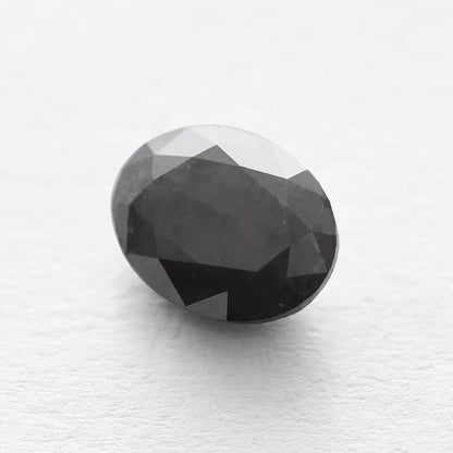 1.40 Ct Oval Brilliant Cut Salt and Pepper Diamond