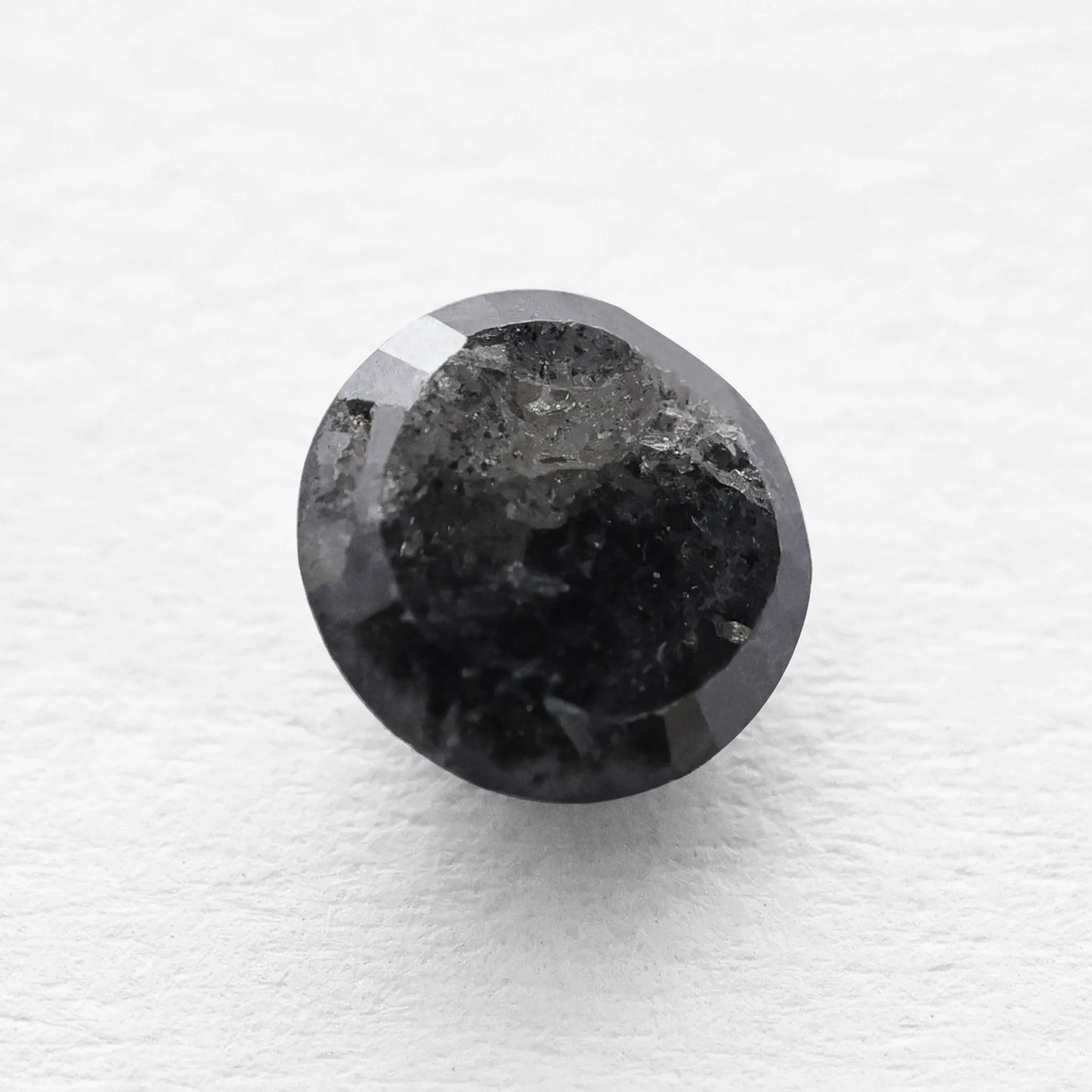 0.83 Ct Round Brilliant Cut Salt and Pepper Diamond
