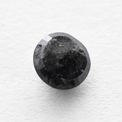 0.83 Ct Round Brilliant Cut Salt and Pepper Diamond