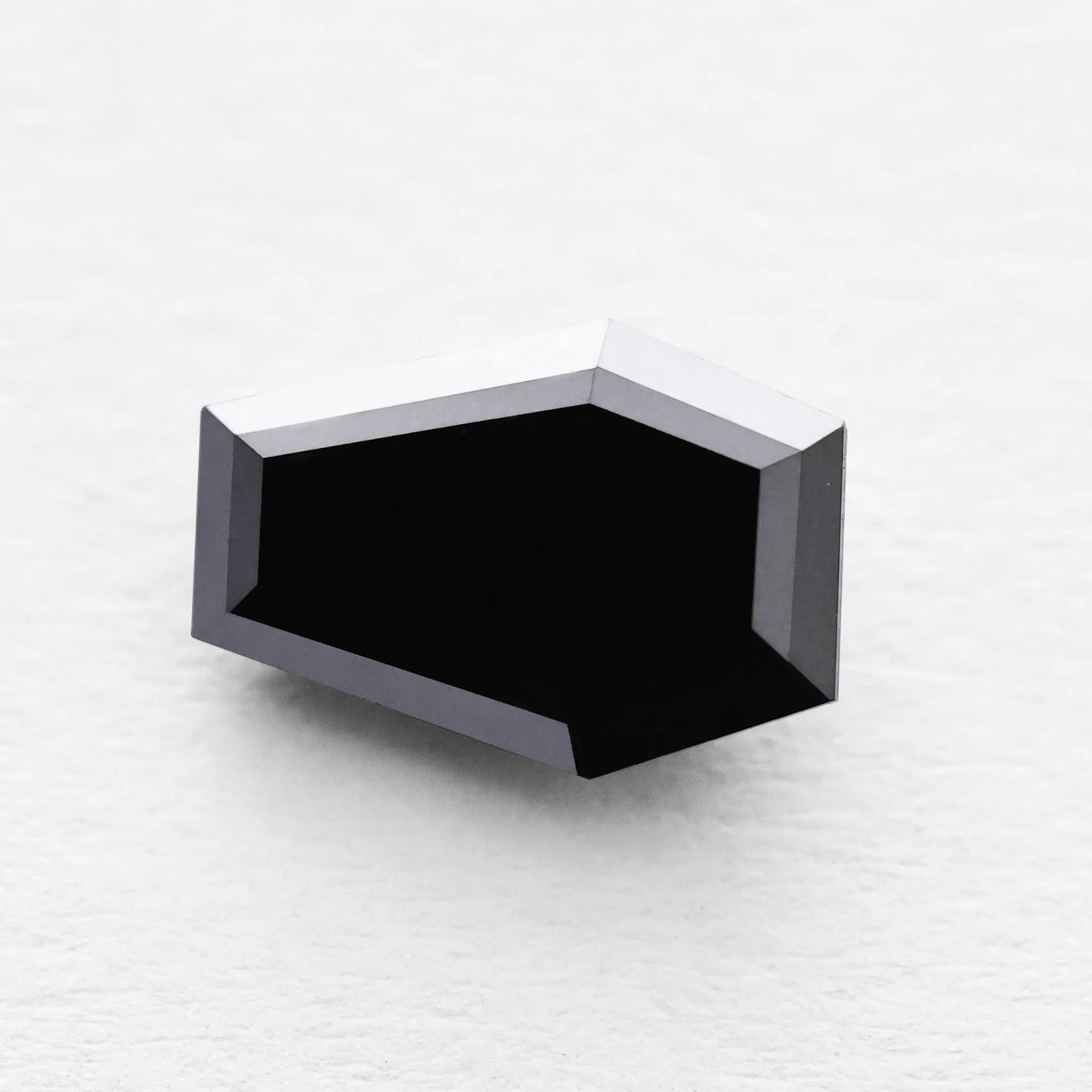0.98 Ct Shield Brilliant Cut Salt and Pepper Diamond