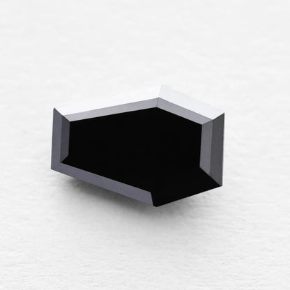 0.98 Ct Shield Brilliant Cut Salt and Pepper Diamond