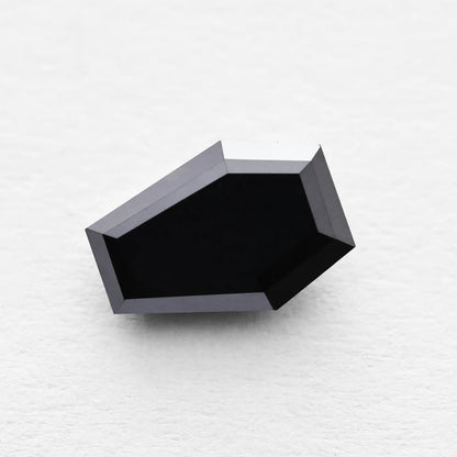 0.98 Ct Shield Brilliant Cut Salt and Pepper Diamond