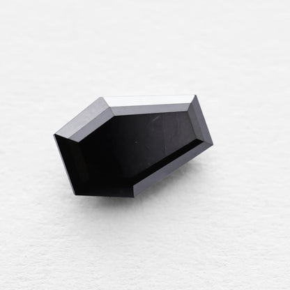 0.98 Ct Shield Brilliant Cut Salt and Pepper Diamond