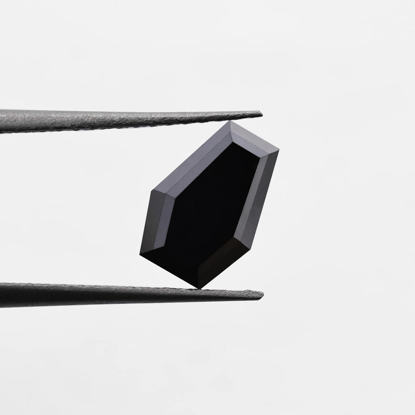 0.98 Ct Shield Brilliant Cut Salt and Pepper Diamond