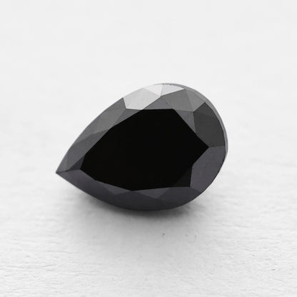 0.83 Ct Pear Brilliant Cut Salt and Pepper Diamond
