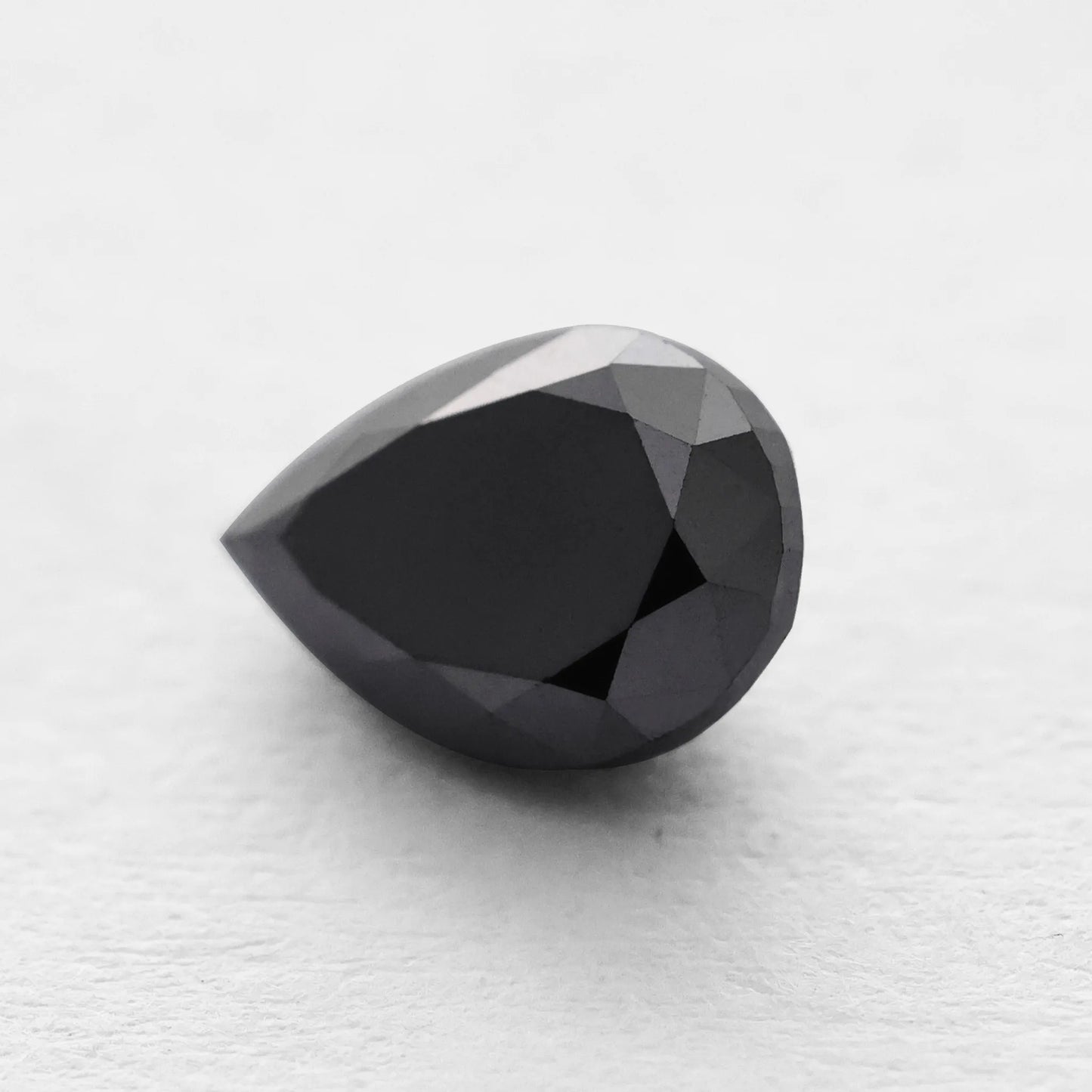 0.83 Ct Pear Brilliant Cut Salt and Pepper Diamond