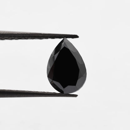 0.83 Ct Pear Brilliant Cut Salt and Pepper Diamond