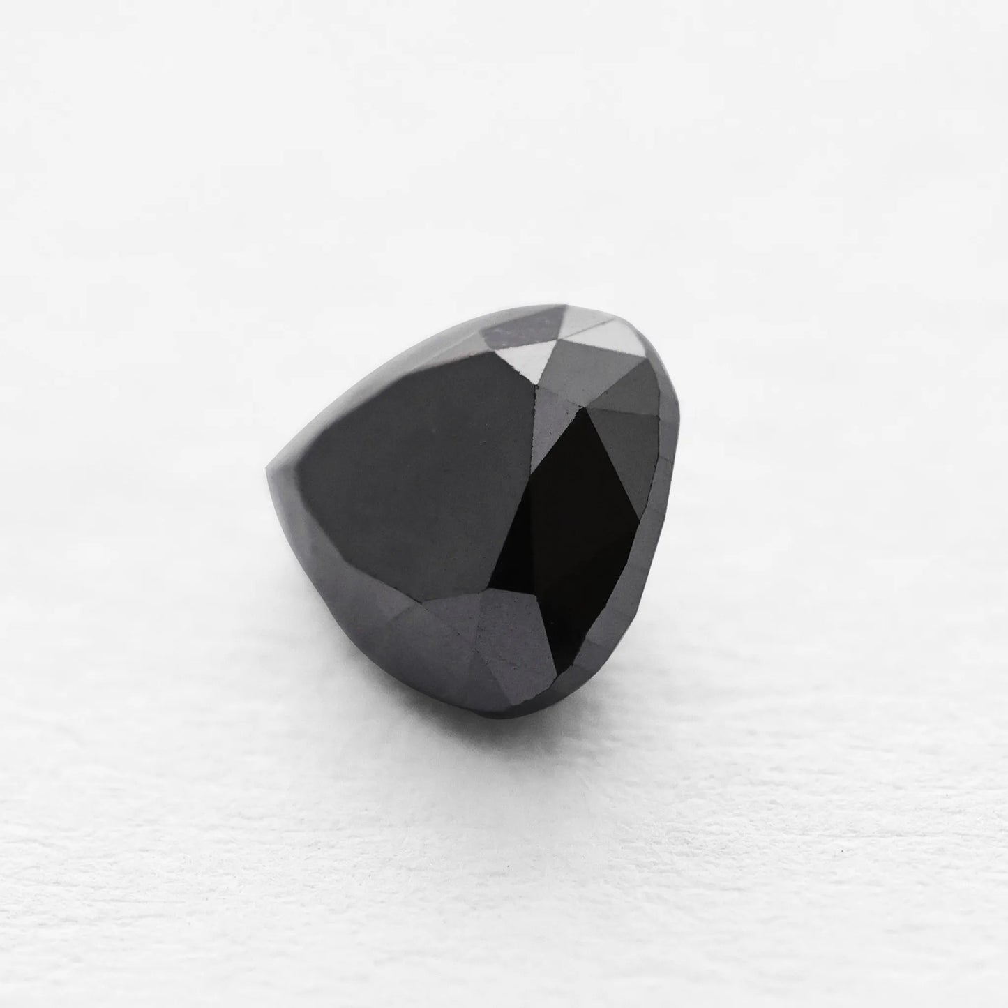 0.77 Ct Pear Brilliant Cut Salt and Pepper Diamond