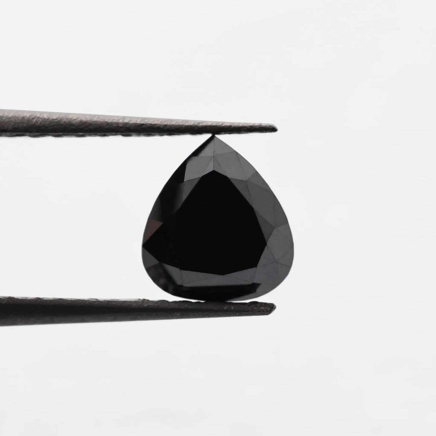 0.77 Ct Pear Brilliant Cut Salt and Pepper Diamond
