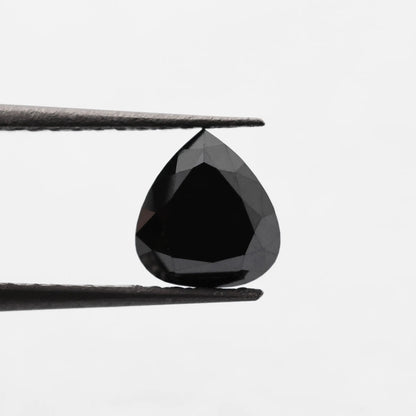 0.77 Ct Pear Brilliant Cut Salt and Pepper Diamond