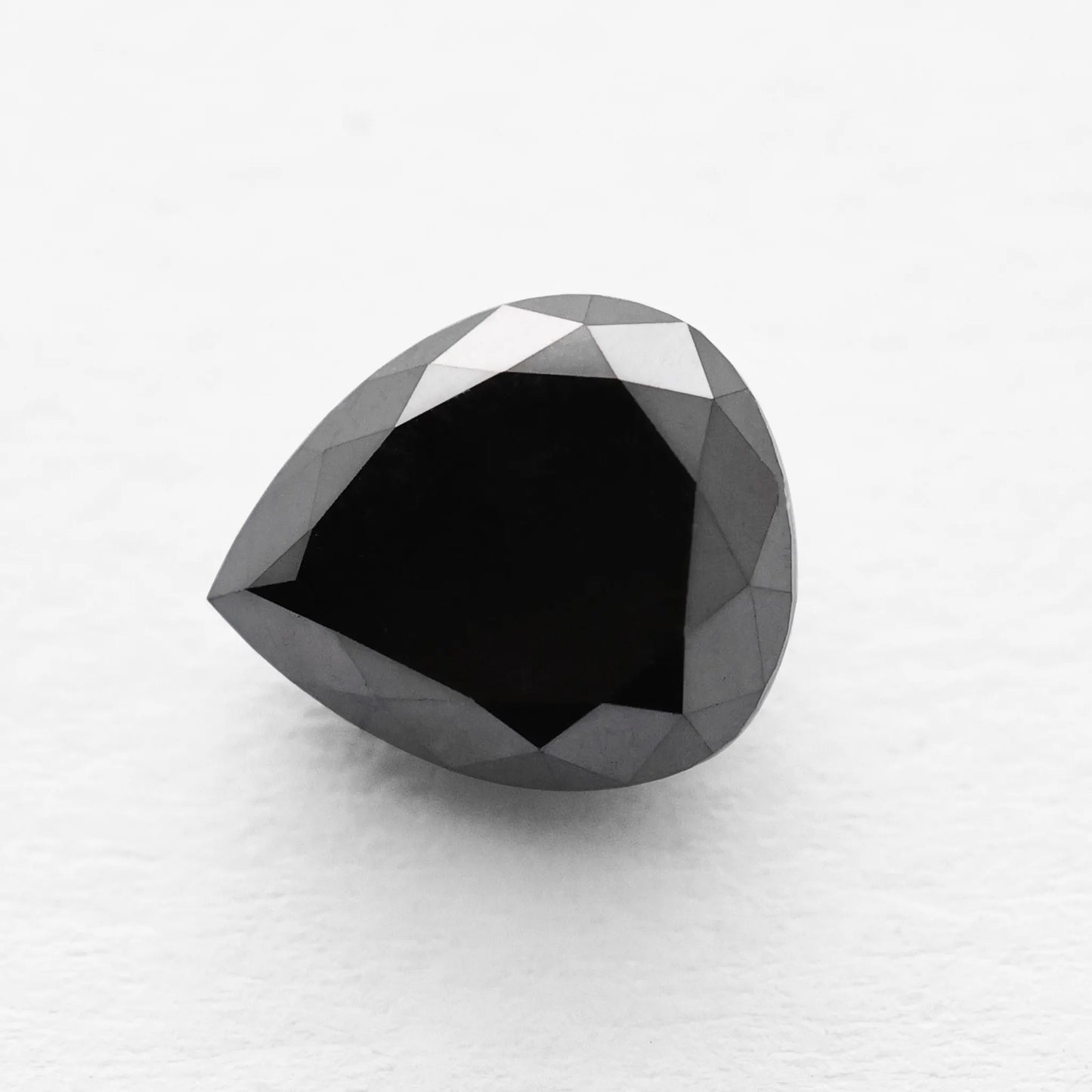 2.25 Ct Pear Brilliant Cut Salt and Pepper Diamond
