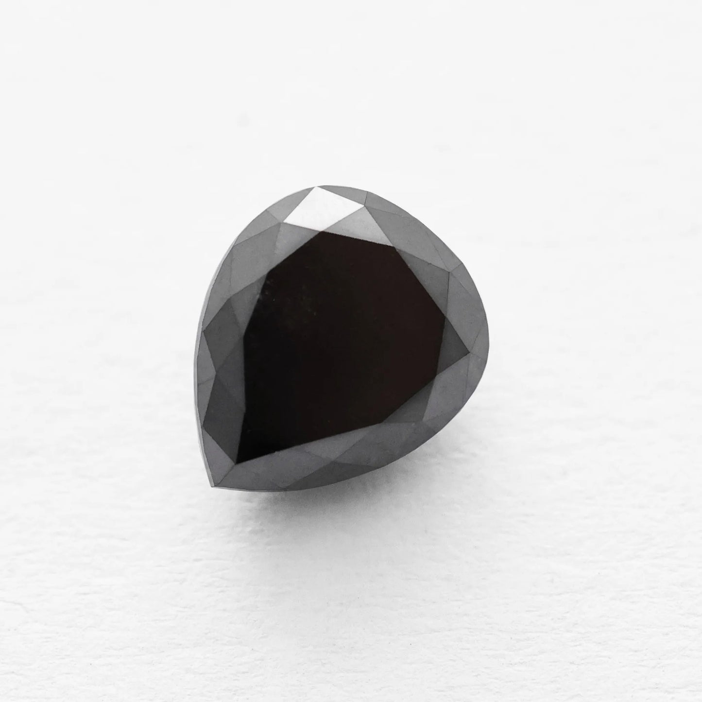 2.25 Ct Pear Brilliant Cut Salt and Pepper Diamond
