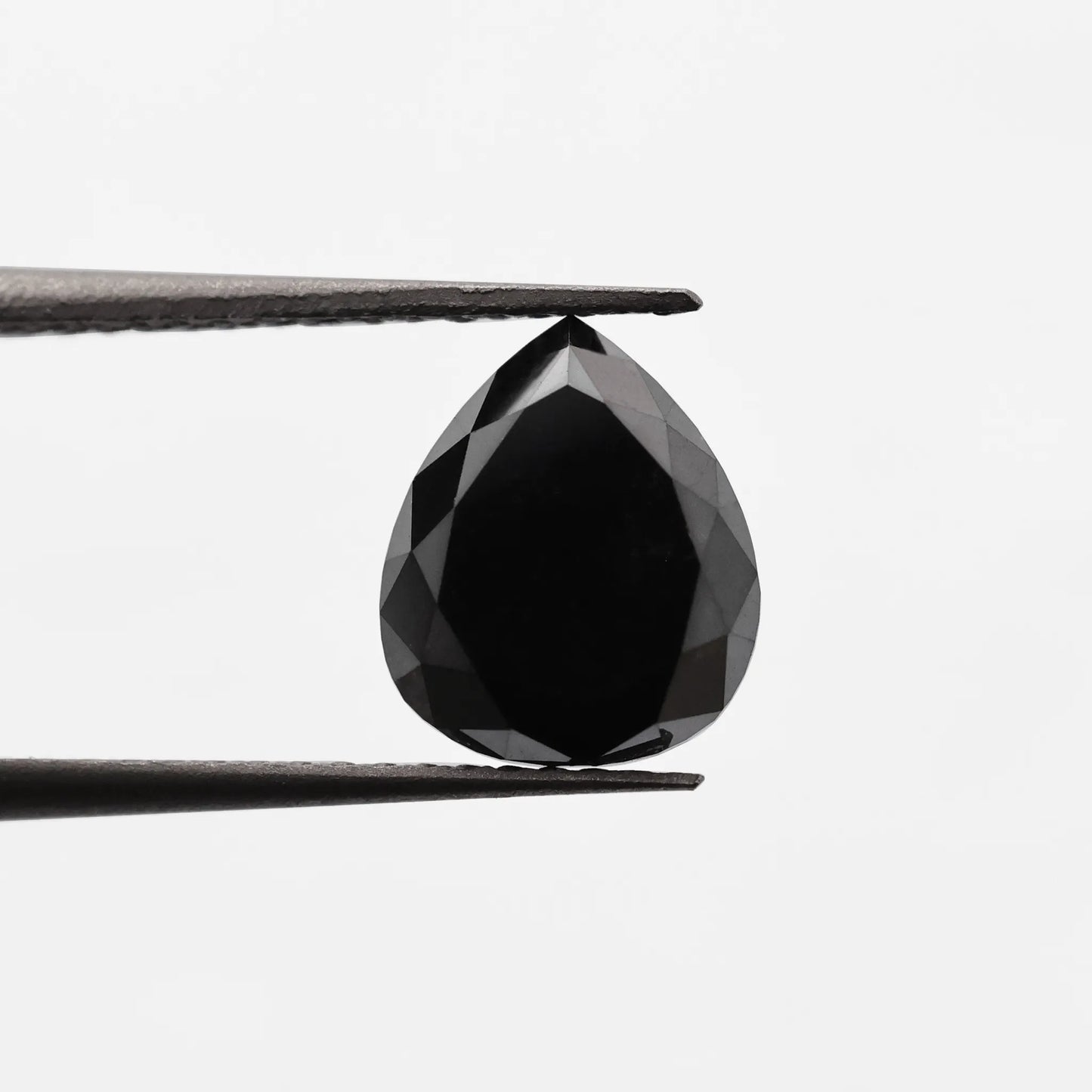 2.25 Ct Pear Brilliant Cut Salt and Pepper Diamond