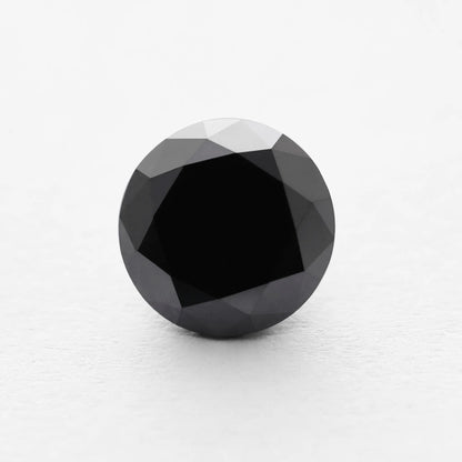 4.10 Ct Round Brilliant Cut Salt and Pepper Diamond