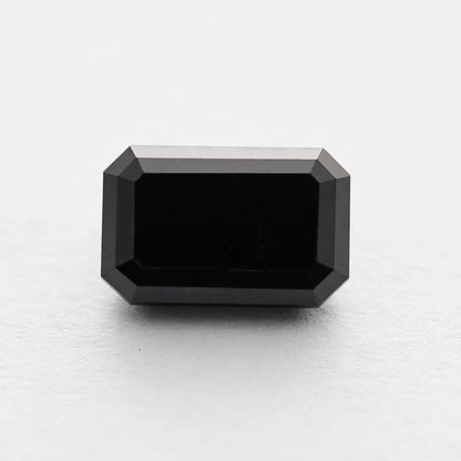4.34 Ct Emerald Brilliant Cut Salt and Pepper Diamond