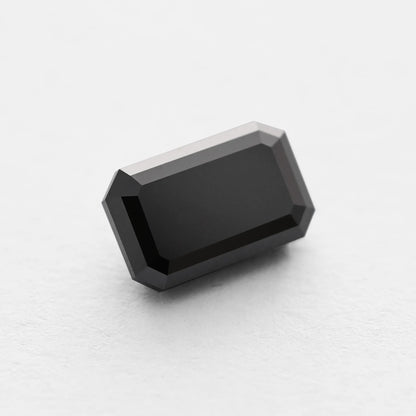 4.34 Ct Emerald Brilliant Cut Salt and Pepper Diamond