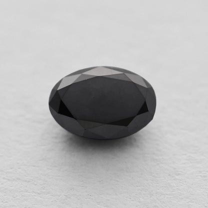 0.60 Ct Oval Brilliant Cut Salt and Pepper Diamond