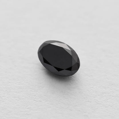 0.60 Ct Oval Brilliant Cut Salt and Pepper Diamond