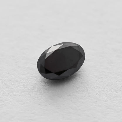 0.60 Ct Oval Brilliant Cut Salt and Pepper Diamond