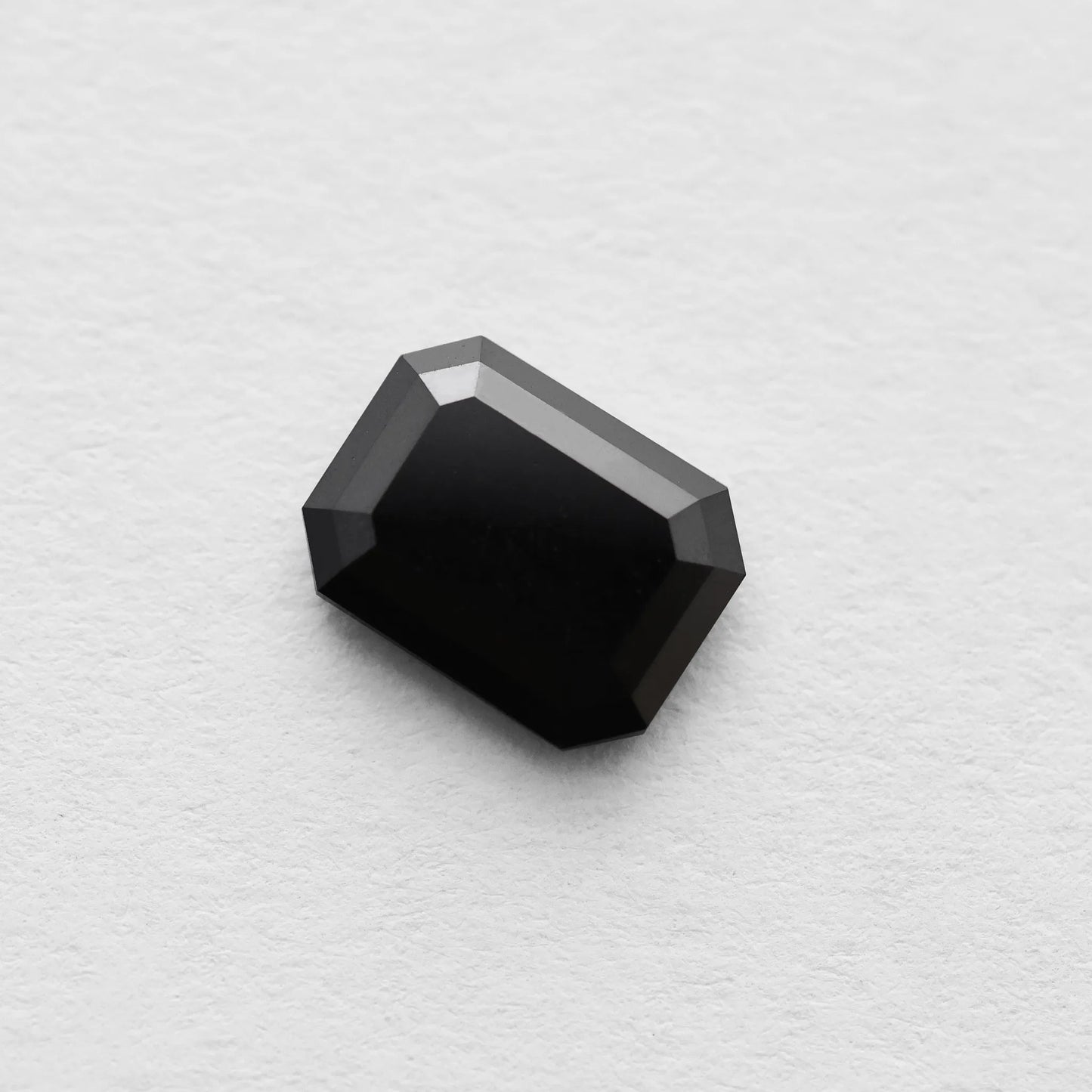 1.38 Ct Emerald Brilliant Cut Salt and Pepper Diamond