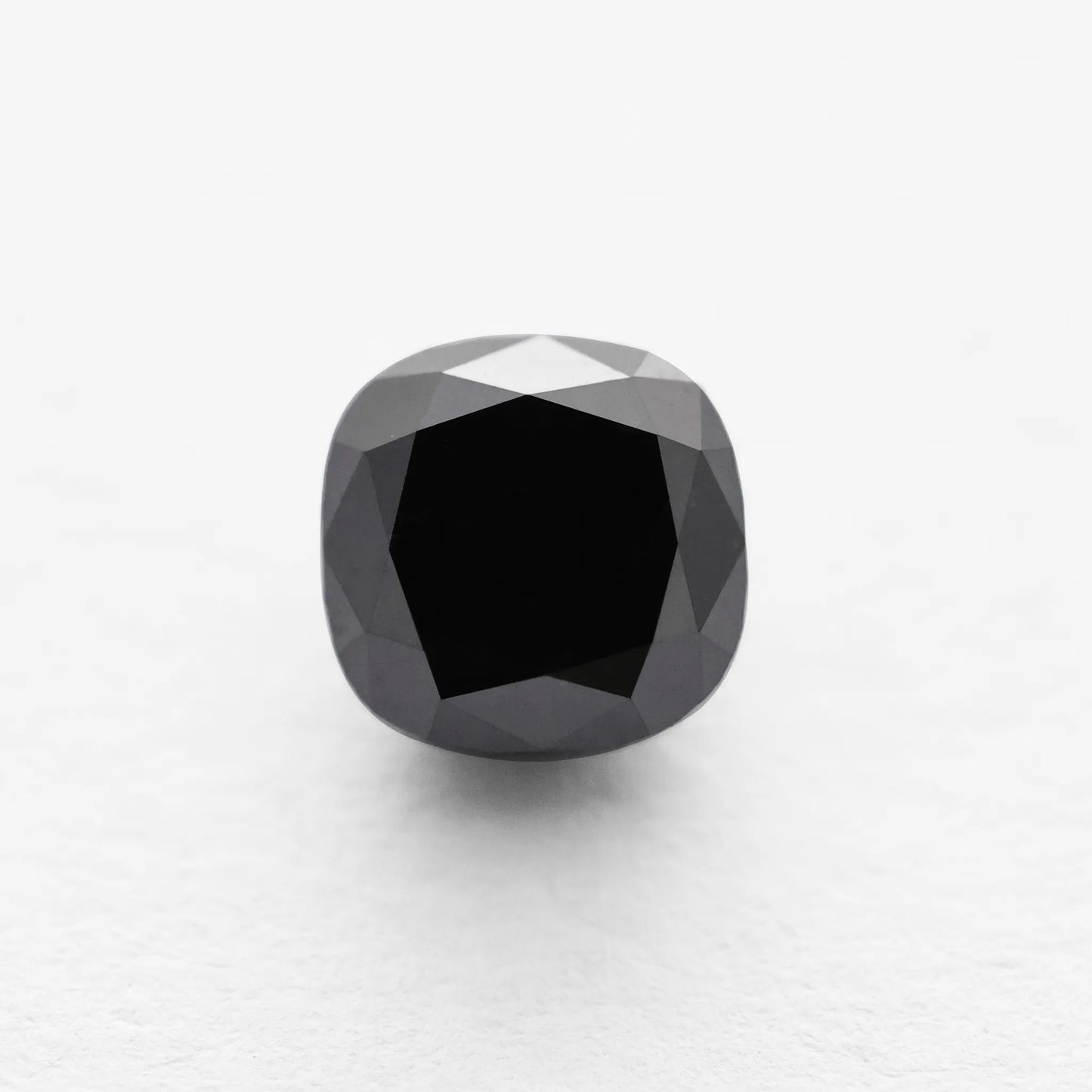 1.55 Ct Cushion Brilliant Cut Salt and Pepper Diamond