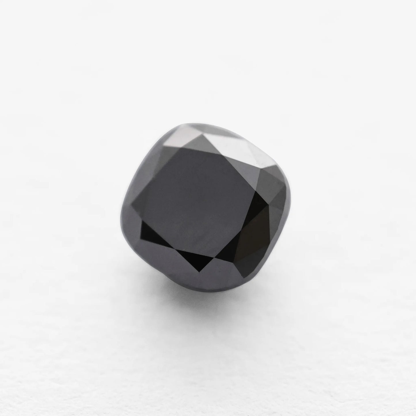 1.55 Ct Cushion Brilliant Cut Salt and Pepper Diamond