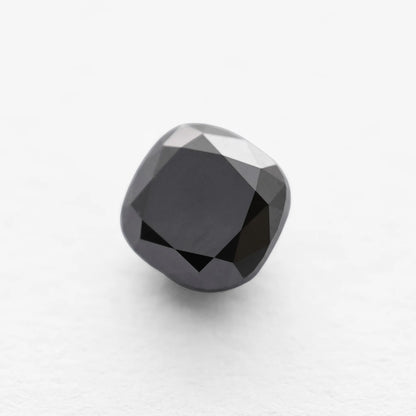 1.55 Ct Cushion Brilliant Cut Salt and Pepper Diamond