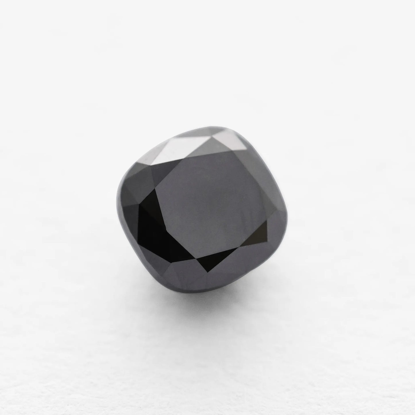 1.55 Ct Cushion Brilliant Cut Salt and Pepper Diamond