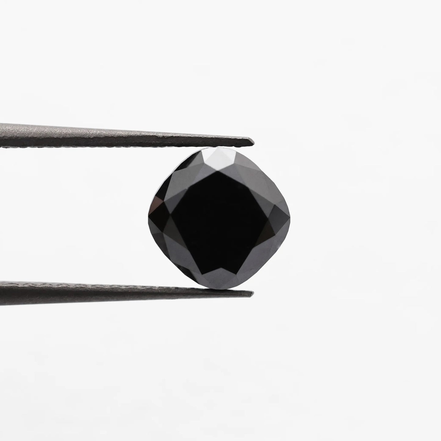 1.55 Ct Cushion Brilliant Cut Salt and Pepper Diamond