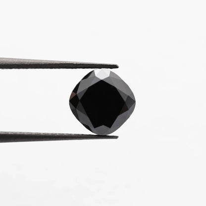1.55 Ct Cushion Brilliant Cut Salt and Pepper Diamond