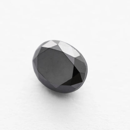 1.83 Ct Oval Brilliant Cut Salt and Pepper Diamond
